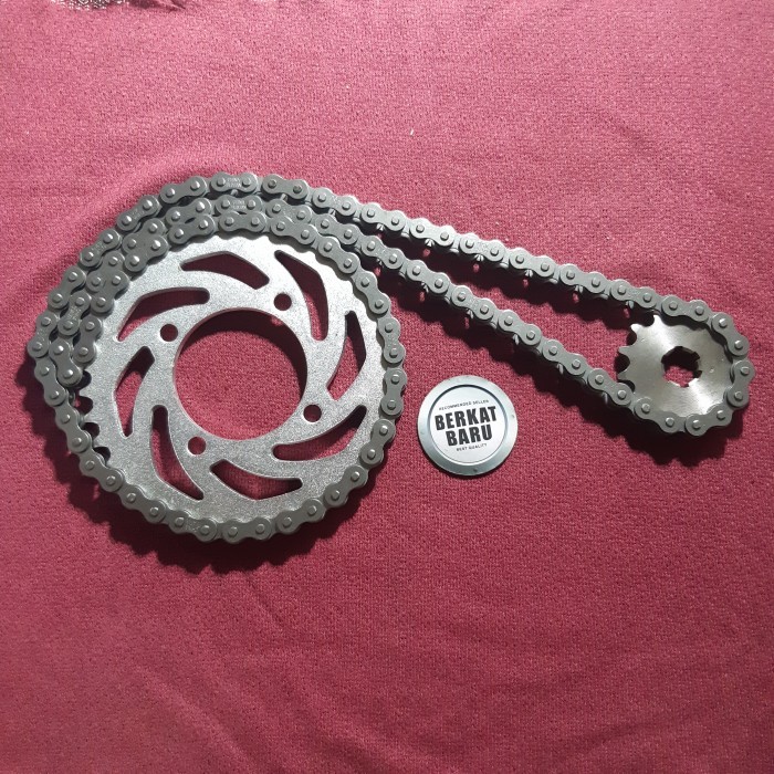 Gear Ger Gir Depan Belakang Rantai Set L2G L2Sn L2 V80 V75 V 80 75 Barang Langka