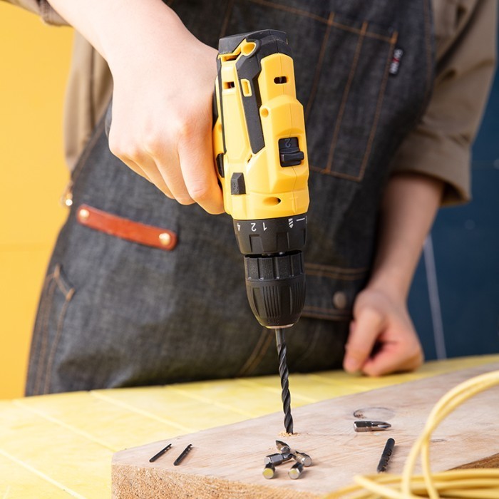 Deli Mesin Bor Listrik 12V Single/Dual Battery Tanpa Kabel DL626X