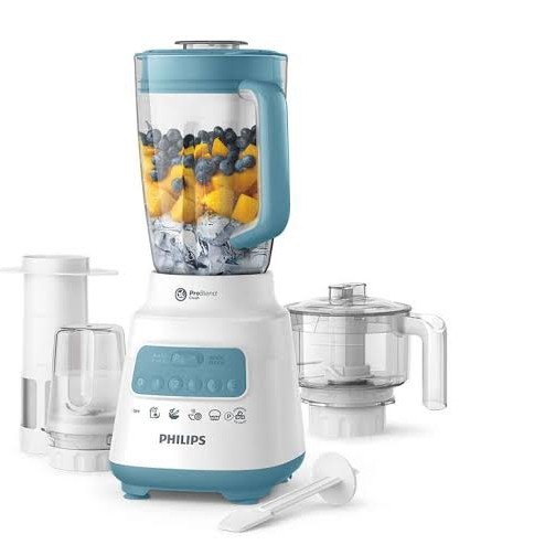 Blender Philips Hr 2223 Blender Philips Plastik Jar 4In1