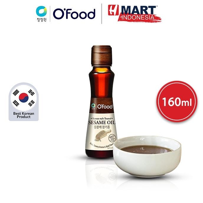 

CHUNG JUNG ONE OFood Sesame Oil Minyak Wijen Dengan 100 Wijen Asli Korea 160ml