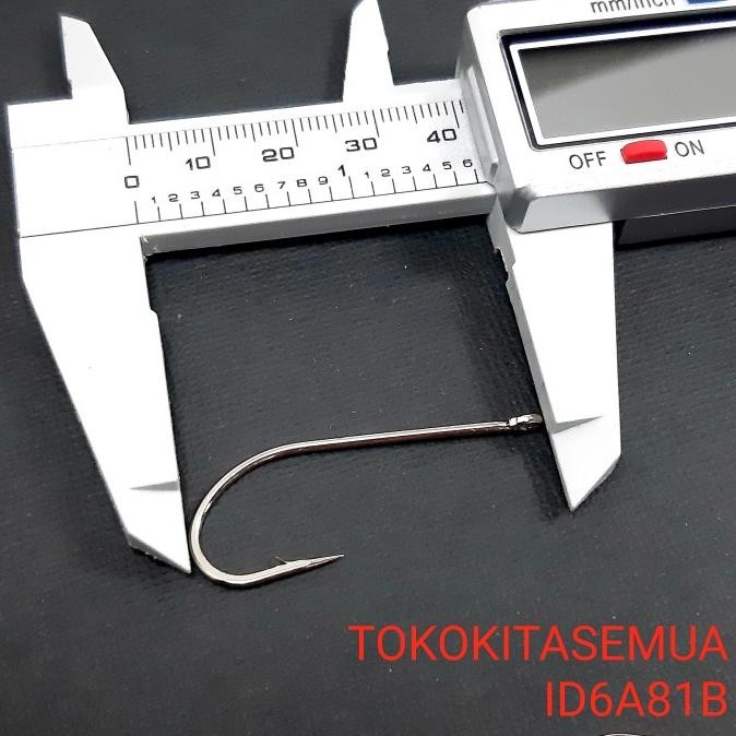 Produk Unggulan] Mata Kail Pancing Baja Stainless ukuran 2/0 isi 100 kail