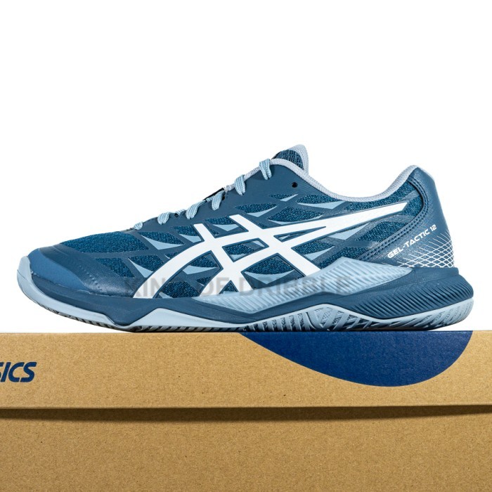 TERLARIS Sepatu Volley Asics Gel-Tactic 12 1071A090-401 Original BNIB