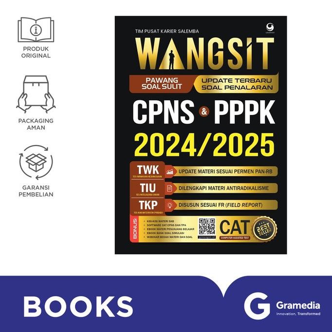 

Terlaris Buku Wangsit (Pawang Soal Sulit) Cpns & Pppk 2024/2025 Ready Stok