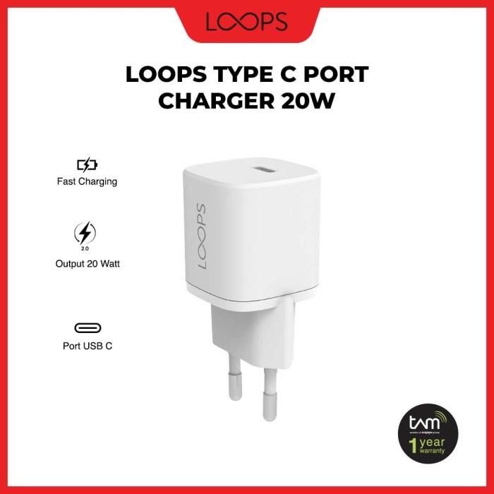 LOOPS TYPE C PORT CHARGER 20W