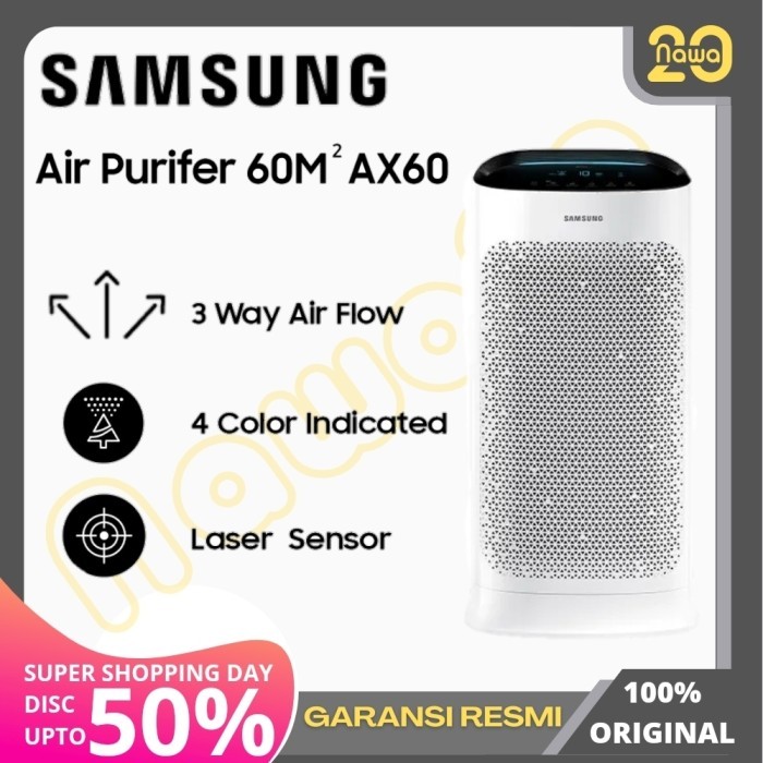 samsung Air Purifier /60m / AX60R5080WD /AX5000 GARANSI RESMI SAMSUNG
