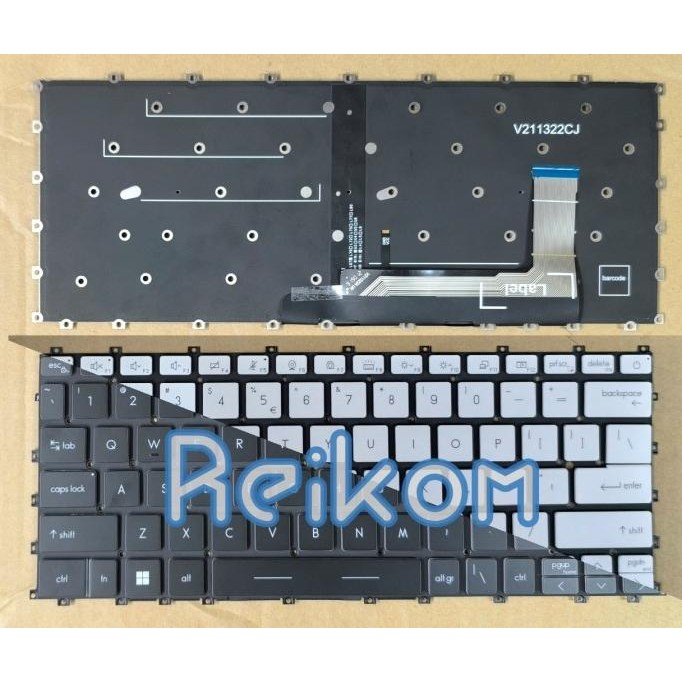 Keyboard MSI Modern 14 C5m C7m C11m C12m C12mo C13m ms-14jk ms-14j1 ms-14j3