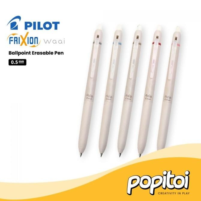 

Produk Baru!! Pilot Frixion Waai Ballpoint Erasable Pen 0.5 mm Pulpen Bolpen Bisa dihapus
