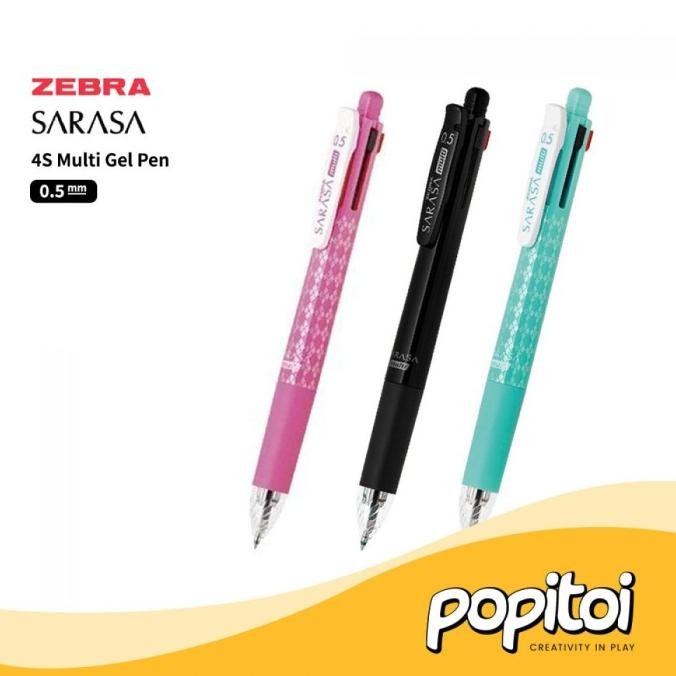 

Produk Baru!! Zebra Sarasa 4S MultiGelPen0.5mm 4 Pulpen Pensil Fungsi Bolpen