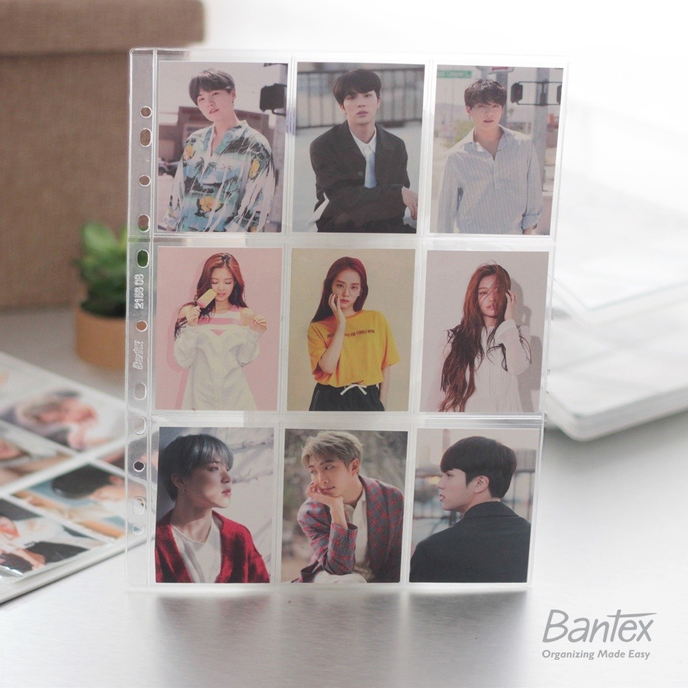 

[Avjaya Stationery] Bantex Collector Sleeve A4 Photocard 9P Transparent - 2158 08