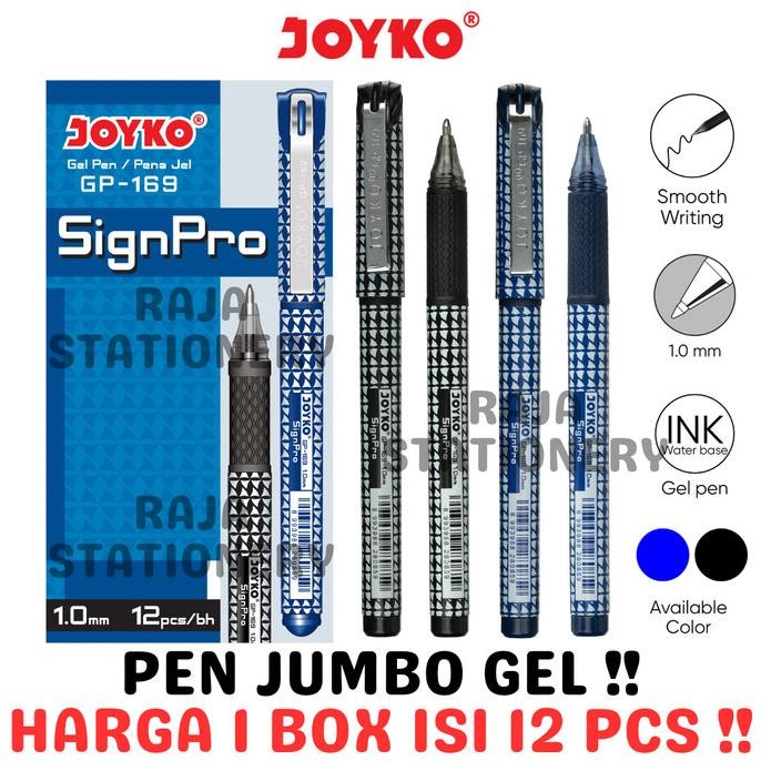 

Produk Baru!! JOYKO GEL PEN SIGN PRO 1.0 PULPEN PEN JOYKO JEL SIGNPRO GP-169 [12PCS]