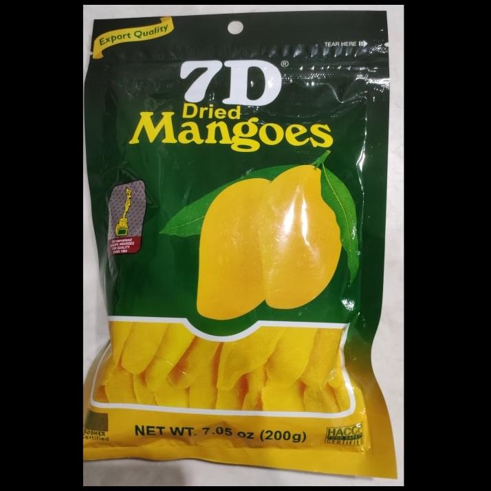

7D Dried Mangoes 200Gr