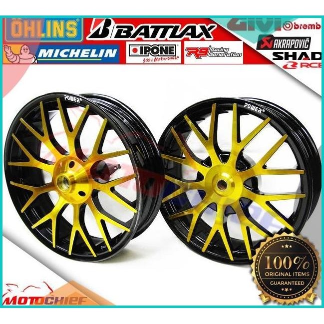 Velg Tapak Lebar POWER Aerox 155 Aerox155 EVOLUTION 140BZ4 accessorie