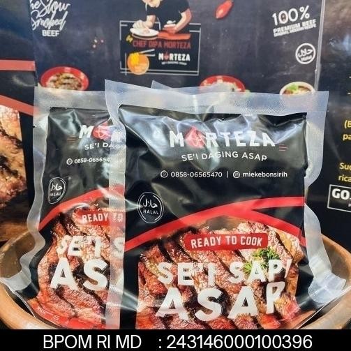 

Daging sei sapi asap morteza lengkap dengan sambal MRS02