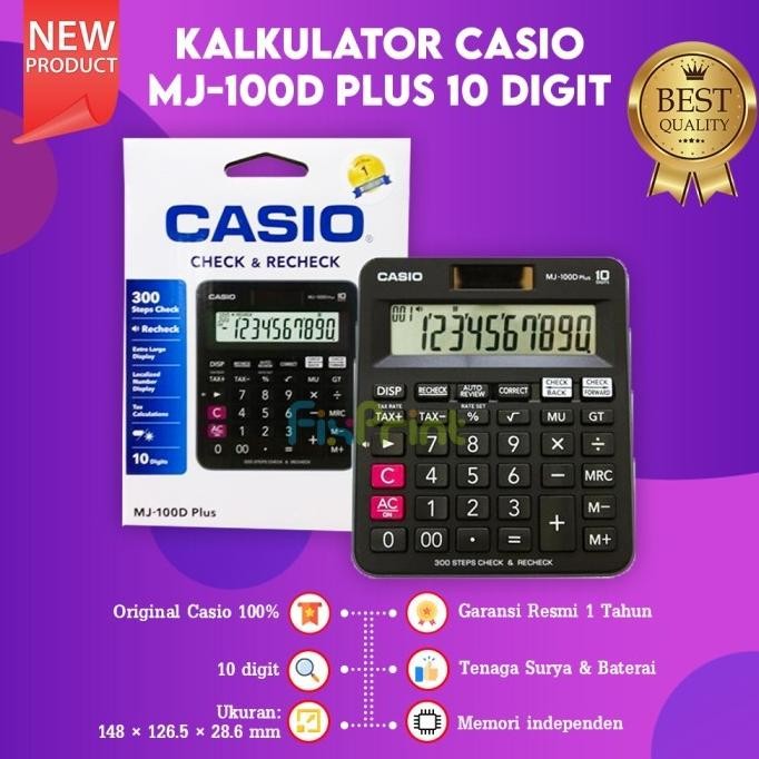 

gh-56 Kalkulator Casio DH 14 16 DJ 120D 220D 240D MJ 100D 120D Calculator Original