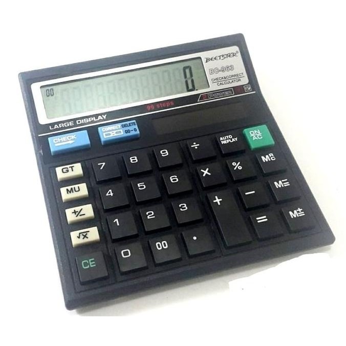 

t-56 Kalkulator Beetster BC-963 / 12 Digit Calculator Digital Elektronik Terlaris