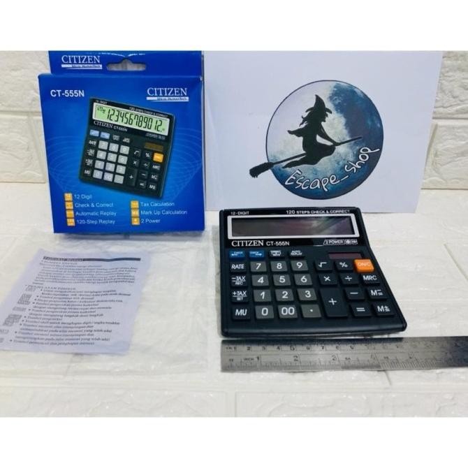 

fg-7 KALKULATOR CITIZEN CT 555 N - CALCULATOR TYPE CT 555N Berkualitas