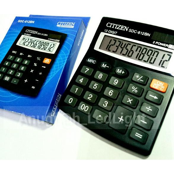 

rf-45 CALCULATOR CITIZEN SDC-812BN 12 DIGIT Termurah