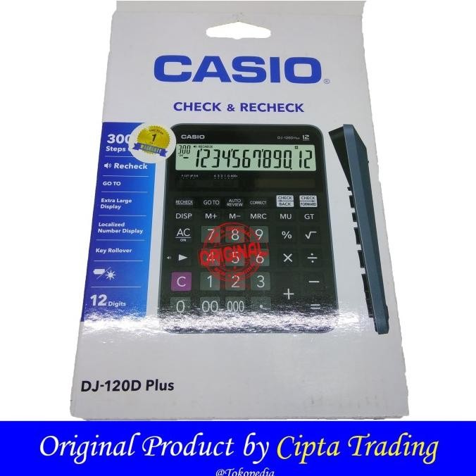 

Promo Hemat! Calculator - Casio DJ-120D Premium