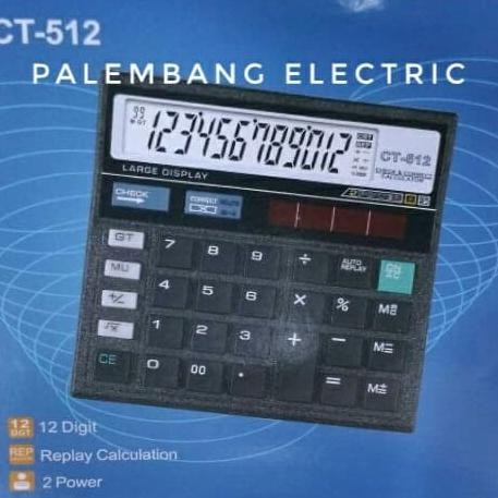 

dg-4 Kalkulator CT-512 ct512 large display 12 digit murah grosir Murah