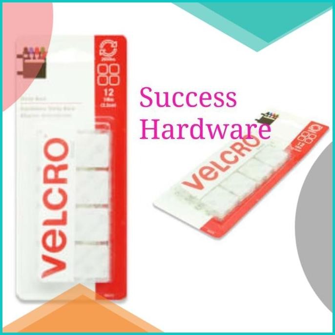 

VELCRO SQUARE STICKY - PUTIH 140BZ4 perkakas