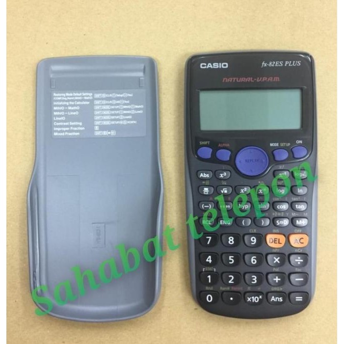 

Ew64 Kalkulator Scientific CASIO FX-82ES PLUS- BK(Original) Hemat