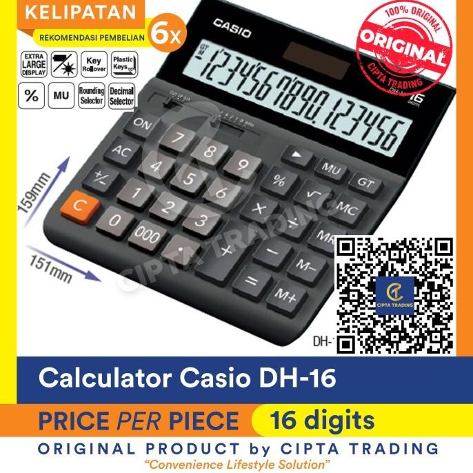 

Terlaris! Calculator - Casio DH-16 Viral