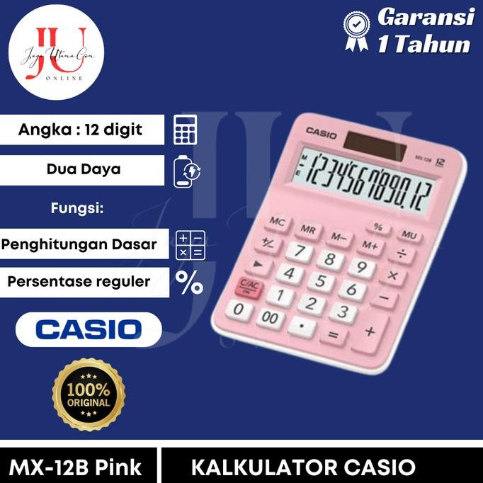 

HRN-813 Calculator Casio MX-12B-Pink Viral