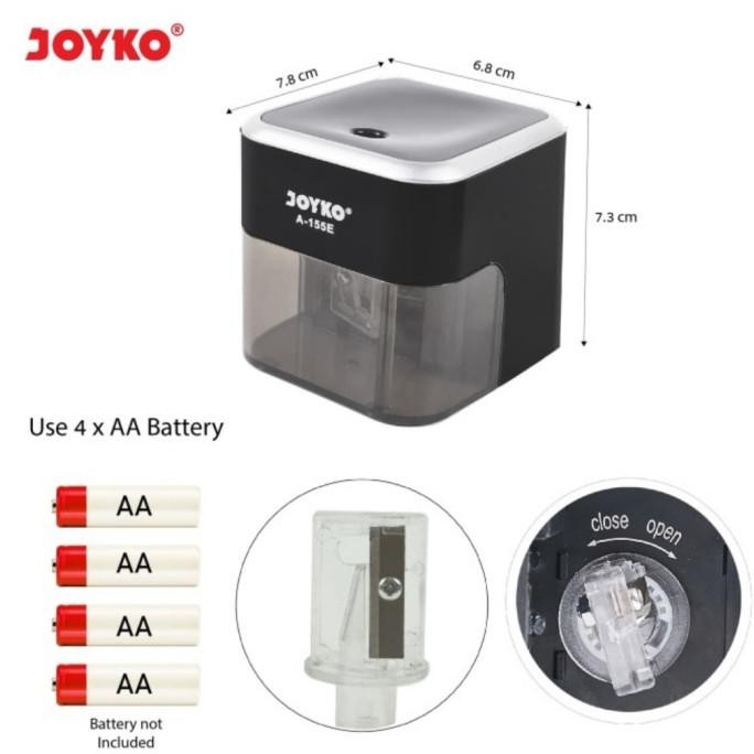 

Joyko Electric Sharpener / Serutan Rautan Elektrik Pensil Joyko A-155E BS76