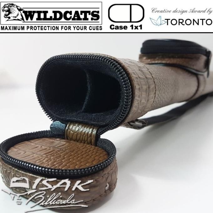 Toronto Wildcats 1X1 Case 333 - Tas Stick Hard Cue Billiard Biliar