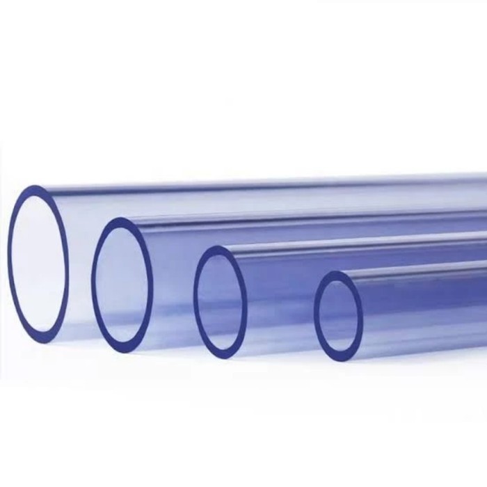 Pipa Transparan 1 1/2" Inch X 1 Meter Sch40 Clear Pipe Pipa Bening Pvc Best Quality