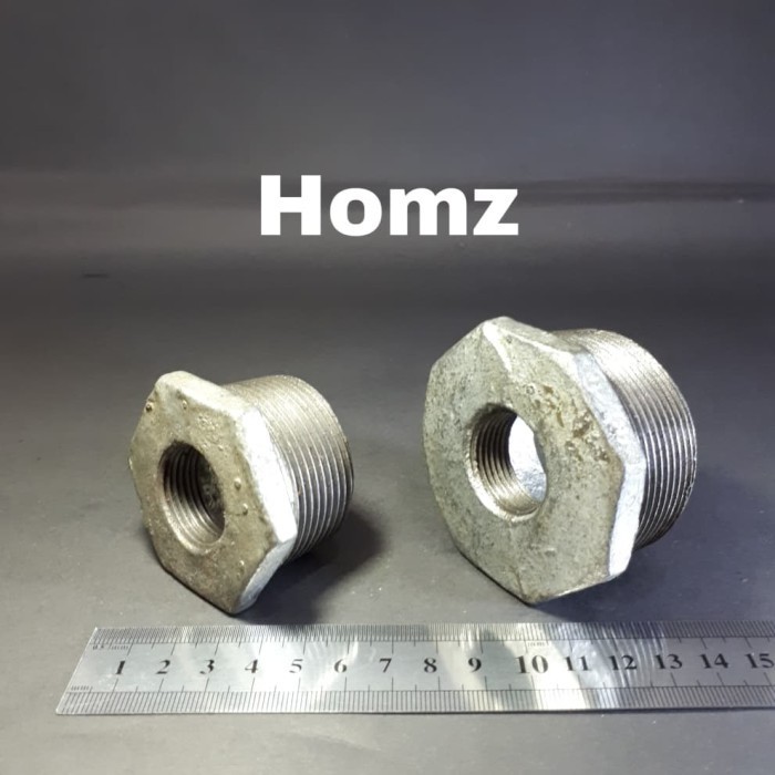 Galvanis/Galvanise Vlok Ring 1 1/2 x 1" inch in/Plok Ring / VRing Besi