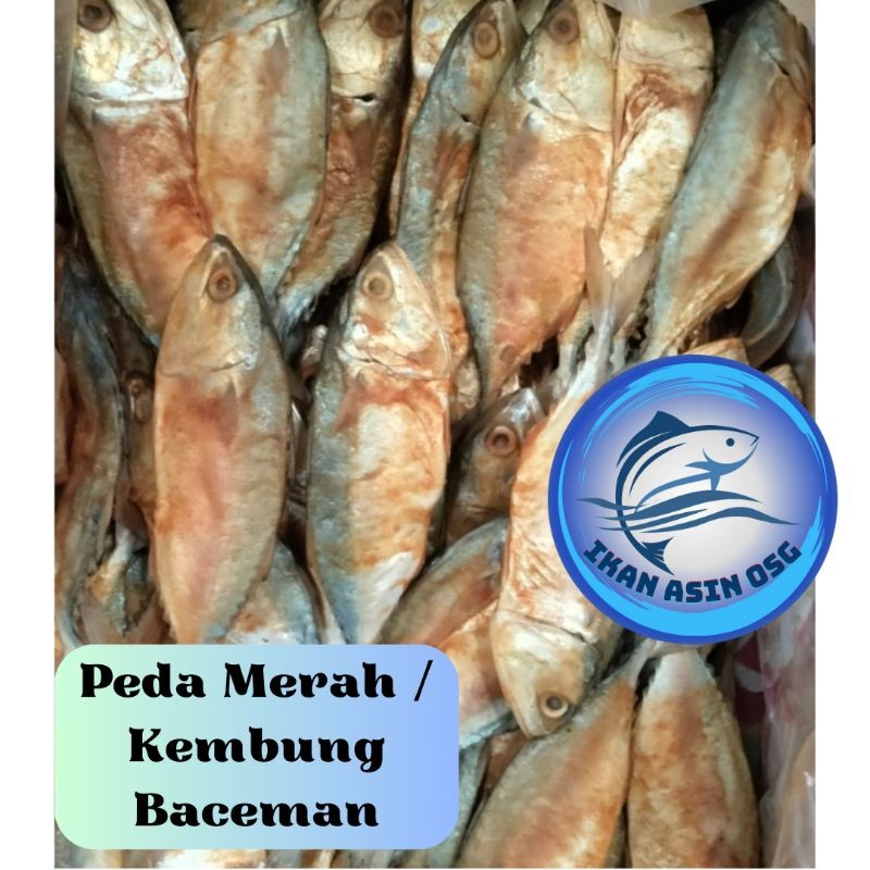 

ikan asin peda merah / kembung baceman (size jumbo) 500 gram