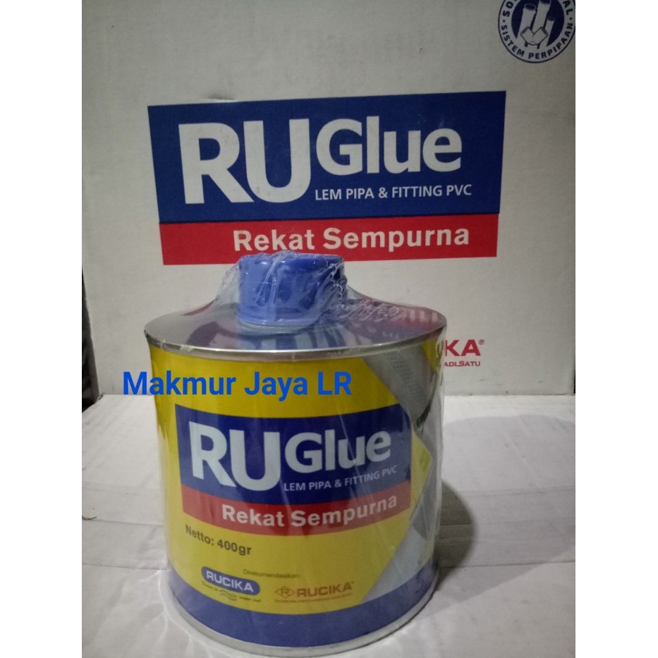 Lem Pipa Ruglue / Lem Pvc Ruglue / Lem Pipa Paralon Pvc By Rucika Gratis Ongkir