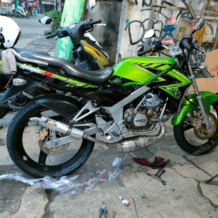 Knalpot Ahau 1 Ahau1 New Original Cobra & Non Cobra Ninja R Rr Ss Ori Keren