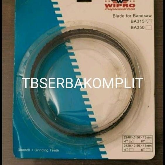 Mata Gergaji Bandsaw Blade 12 Inch 4T Wipro Jdd315 Mata Gergaji Pita