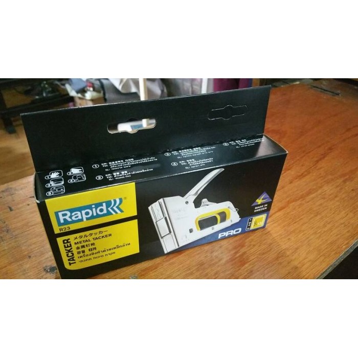 

langsung order saja] MESIN RAPID R23 / STAPLES GUN R-23 ORIGINAL 100% SWEDEN GENUINE BOX