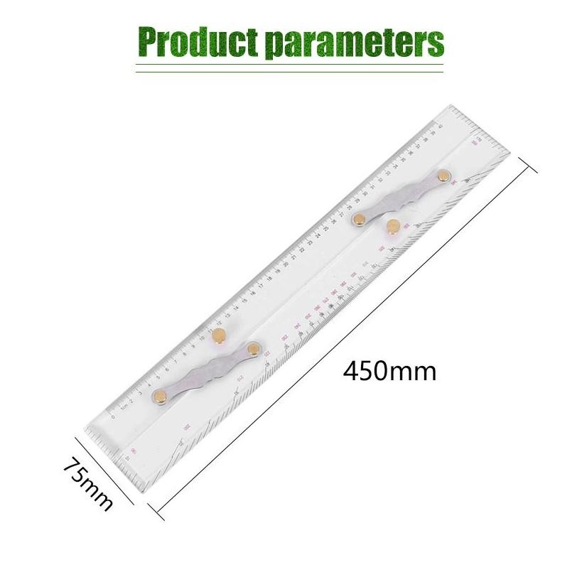 

Perkakas Lainnya Mistar Jajar Peta 450mm / 600mm Navigation Parallel Ruler Pengaris Navigasi