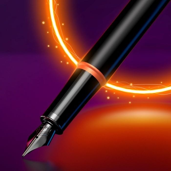 

SALE TERBATAS !!! PARKER IM Vibrant Rings Fountain Pen PACKING AMAN Original