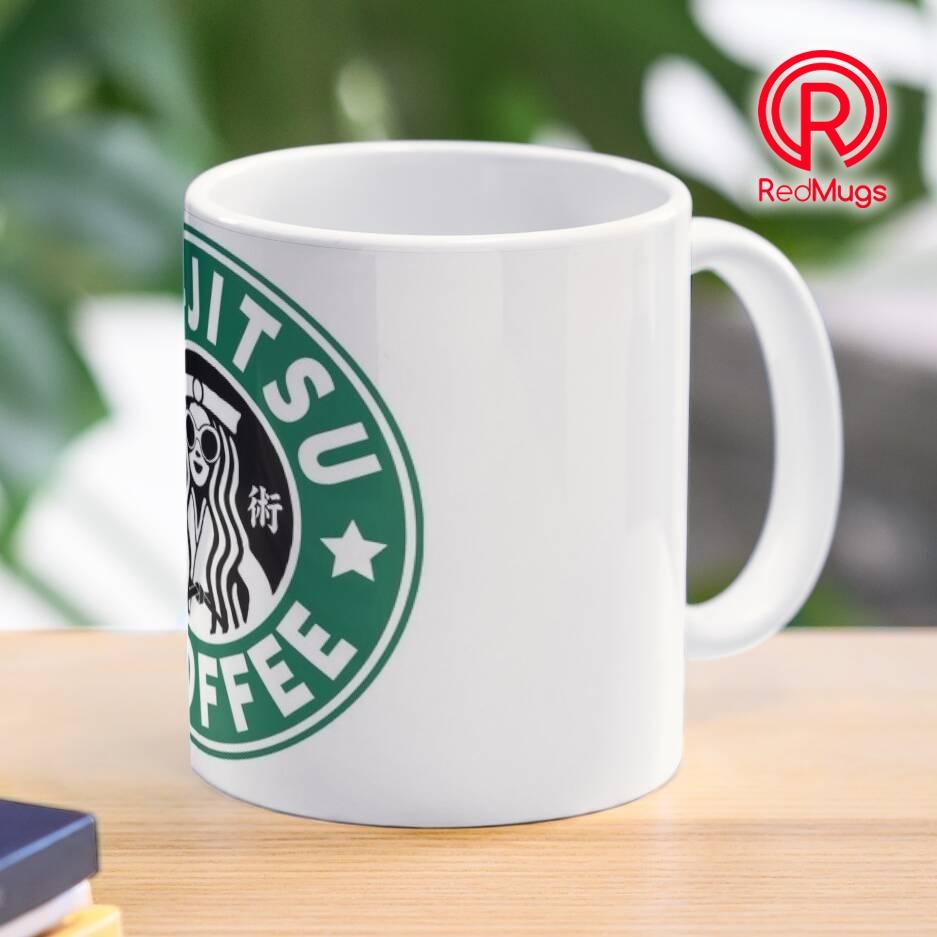 Gelas Mug JIU JITSU AND COFFEE - FUNNY BRAZILIAN JIU JITSU Classic Mug