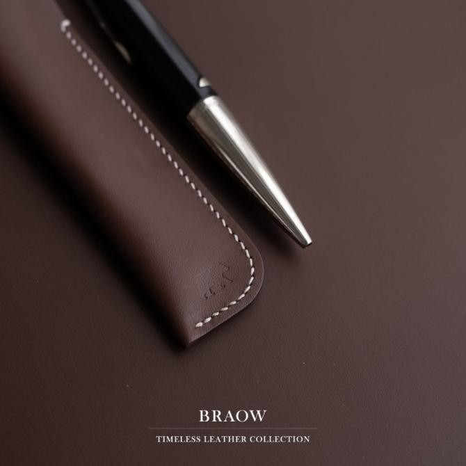 

Leather Pen Sleeve, Pen Case, Fountain Pen Case, Tempat Pensil Kulit Original Best Seller Original
