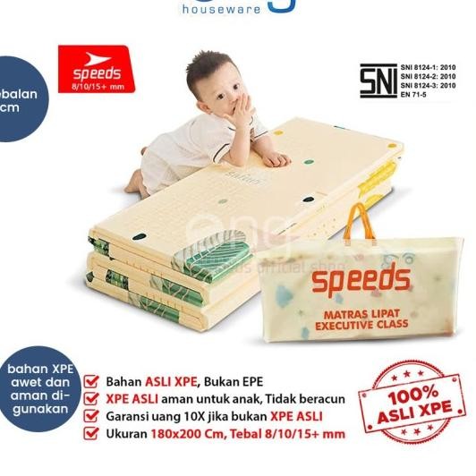 Speeds Sni Playmat Bayi Karpet Lipat Playmate Matras Bayi 180X200Cm Playmat Bayi Anak/Bayi Tikar Lip
