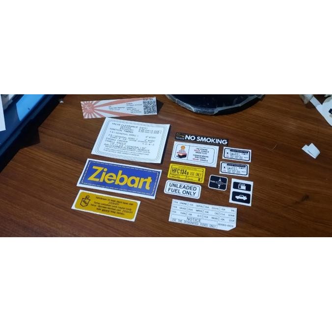 Stiker Toyota Starlet Kapsul Kotak