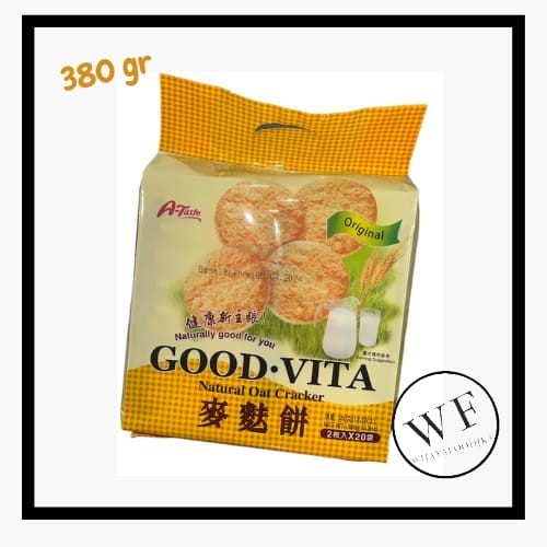 

A-Taste Good Vita Original Oat Cracker / Biskuit Cracker Original 380G
