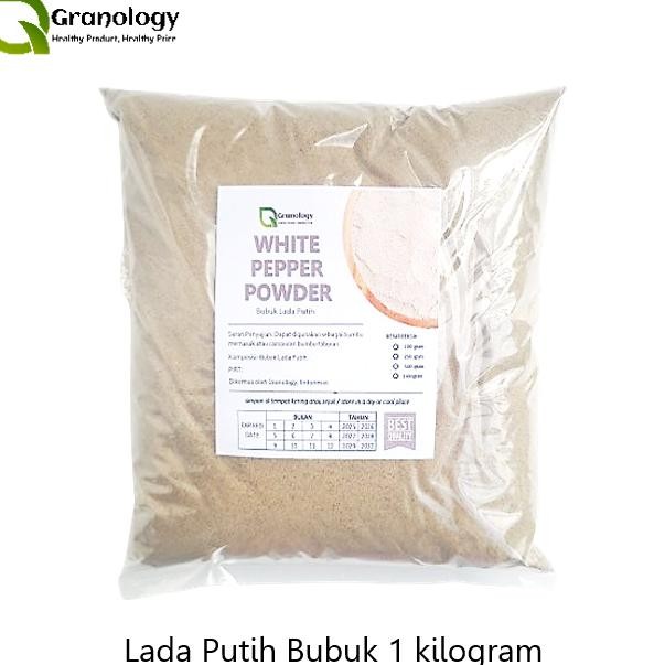 

Lada Putih Bangka Bubuk / White Pepper Powder (1 Kilogram) By Granology