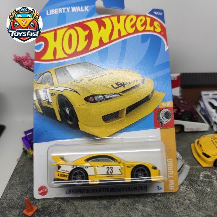 Hotwheels Nissan Silvia S15 Lbwk Kuning Best Seller