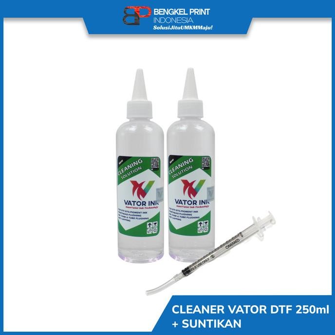 

NEW Cleaner Vator DTF 250ml + Suntikan