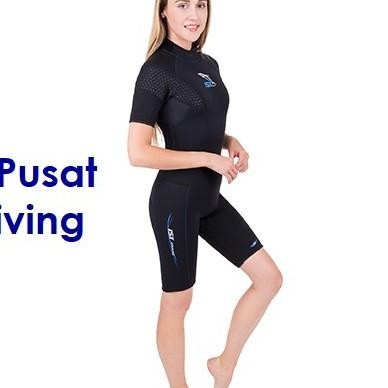 Alat Selam Baju Selam Wetsuit Shorty Ist Ws35