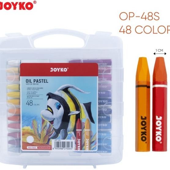 

Krayon Crayon Oil Pastel Joyko 48 Warna