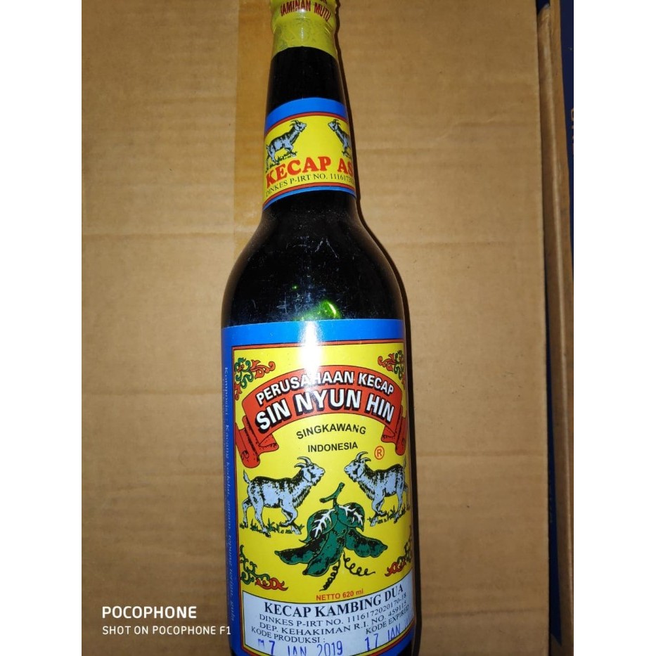

Sterofoam Dan Kecap Asin Kambing Dua 2 Sin Nyun Hin Singkawang 620 Ml