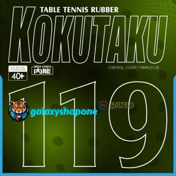 KOKUTAKU 119 | KARET PINGPONG TENIS MEJA BINTIK TERJAMIN BEST